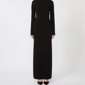 26SS 막스마라 MSEAGENZIA 아젠지아 비스코스 얀 원피스 003 블랙