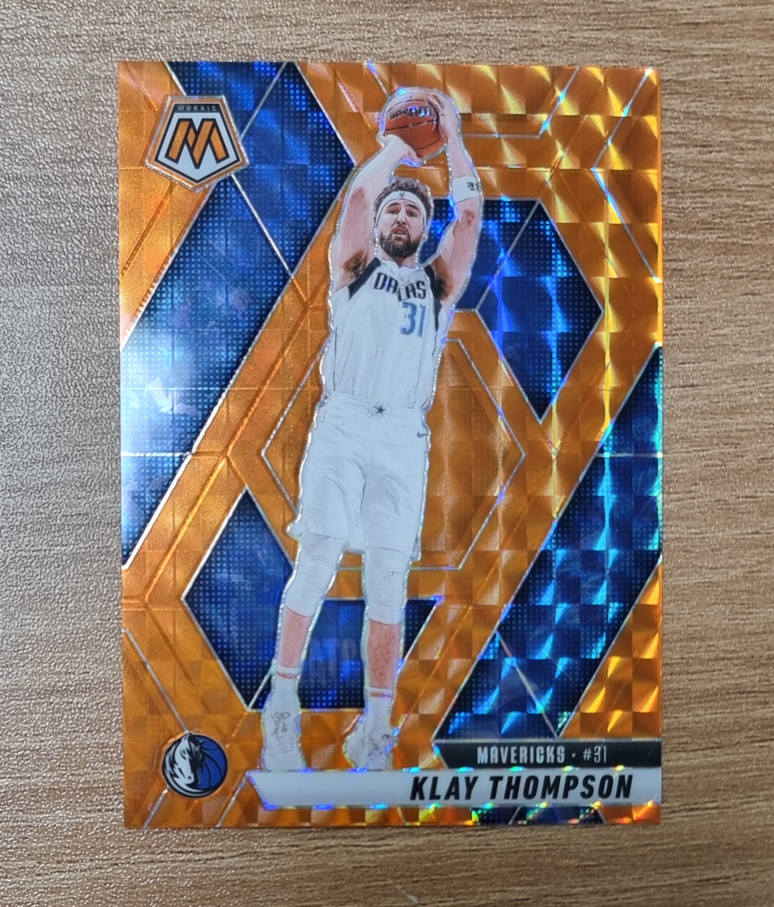 249한정판 클레이 탐슨 2024-25 Panini Mosaic Orange Klay Thompson NO-16 NBA카드