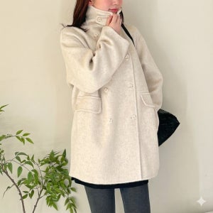 핸드메이드코트 울100코트 블랑하이퀄리티