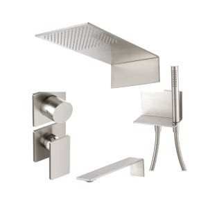 트리미 5mm 28A3 IS SET A 새틴 스테인리스 매립 3ways 샤워수전 택배