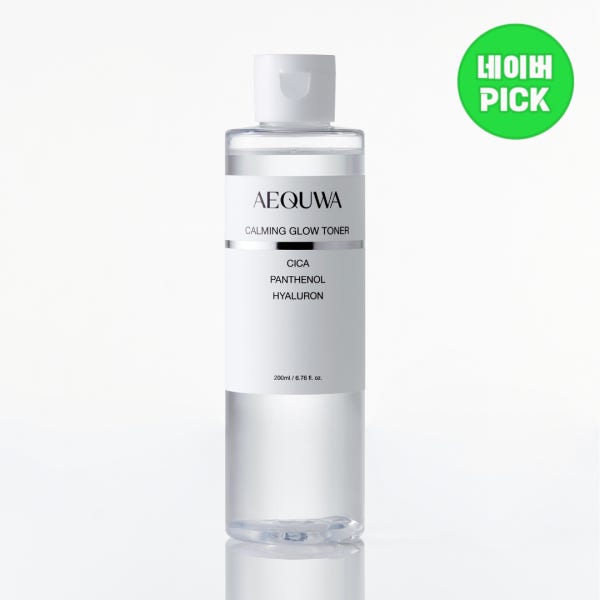[8월 네이버PICK] 에쿠와 카밍 글로우 토너 200ml