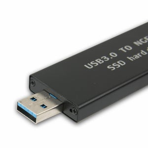 ssd외장케이스 USB3.0 to M2 NGFF 노트북 하드연결 IB611