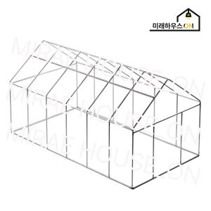 30mm 사각조립식 하우스 폭 3m x 3m(일반용) 골조 조립식비닐하우스 셀프시공