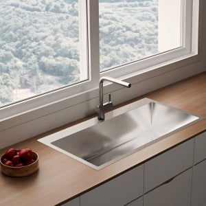 한스 SQJ970 원앙 사각씽크볼 리폼볼 인셋 인테리어 씽크대 교체