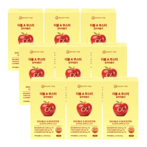 알파CD 애사비 효능 더블A부스터 알파애플컷 알파시클로덱스트린 당류 0% 20포, 9개