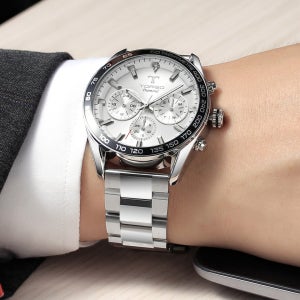 T503M-SSS 토르소 T503M 남자 남성 다이아몬드 명품 메탈 가죽 손목 시계 워치