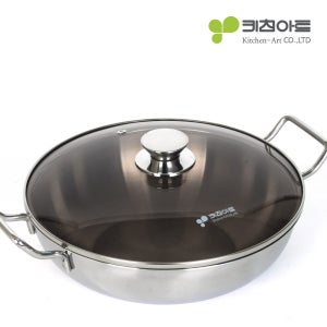 키친아트 일품 통3중 IH 스텐냄비 인덕션겸용 궁중전골 28cm