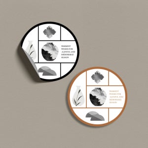 설날 추석 스티커 한가위 명절 새해 답례품 선물 포장 감사