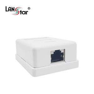 랜스타 LS-WP151S 노출형 아울렛 CAT5E STP 1포트 보급형 PCB 기판 모듈