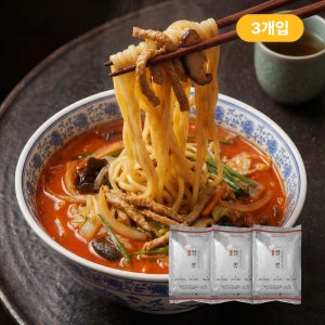 흑백요리사 철가방요리사 도량 임태훈 셰프 짬뽕 중식 캠핑 밀키트 1160g, 3개