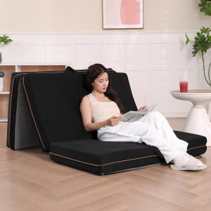 Betensh 허리에 좋은 3단 접이식 메모리폼 매트리스 토퍼 침대 바닥 15cm, SS(슈퍼싱글)1100