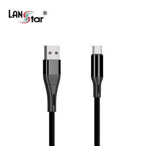 랜스타 LS-U21C 2 in 1 모바일 충전,데이터 케이블 1m