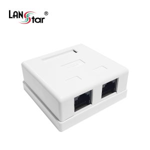 랜스타 LS-WP162P 돌출형 아울렛 CAT6 2포트 보급형 PCB 기판 모듈