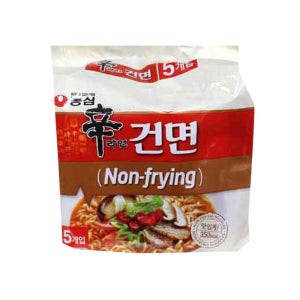 신 건면 5개입 x 얼큰한맛 쫄깃한면발 튀기지않은 튀기지않은사리면 2개 농