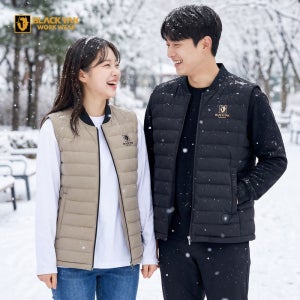블랙야크 S-발열조끼 겨울 발열 조끼 보온 방한 동계 패딩 추동복 근무복 보조배터리선택