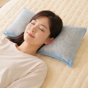 편백 우드울 베개 목면 충전 경추형 국내제작