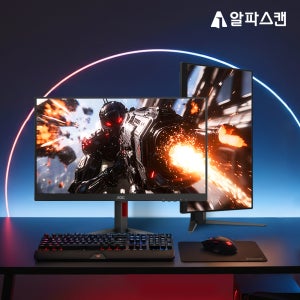 알파스캔 AOC Q27G4Z 게이밍 260 QHD IPS 프리싱크 AI HDR 무결점 모니터