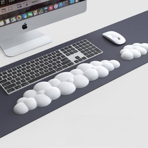 키보드 마우스 패드 팜레스트 푹신한 손목 받침대 손목보 호대 마우스패드 쿠션 키보드장
