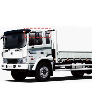 지엠지모터스 썬바이저 자동차 빗물받이 차량용 햇빛가리개 일반 메가트럭