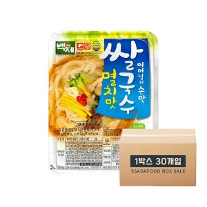 백제 멸치쌀국수 즉석면 멸치맛 멀티팩 24개 한박스