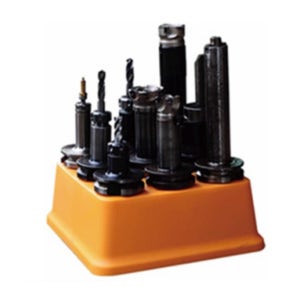 아바 스탠드 CNC 아바 툴꽂이 9홀 BT50플라스틱 재질의 절삭공구 꽂이