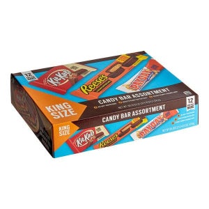 HERSHEY’S 초콜릿 킹 사이즈 캔디 바 버라이어티 팩 12개 870g 미국직구 카페소스 대용량 디저트