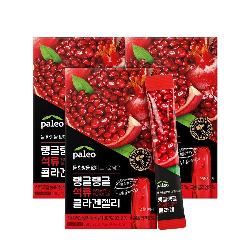 팔레오 석류 콜라겐 젤리 300Da 달톤 15포, 3개
