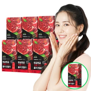 [6+1] 팔레오 석류 콜라겐 젤리 300Da 달톤 15포, 6개