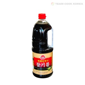 사조해표 재래압착식 참기름 1.8L 참기름 100% 대용량 업소용