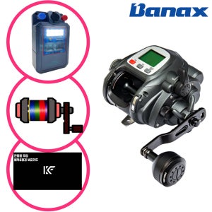 바낙스 카이젠 7000cp 고스트 전동릴 방짜 10000B 배터리 합사 풀세트