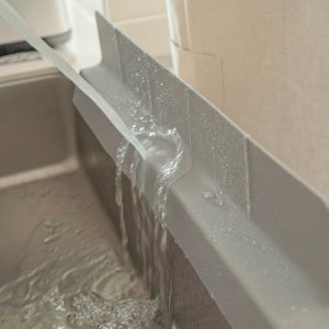 백화상점 처마형 싱크대 물막이 주방 실리콘 설거지 세면대 물받이