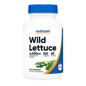 뉴트리코스트 와일드 레터스 야생 상추 25:1 추출물 4000MG 120 캡슐 1병 60회분