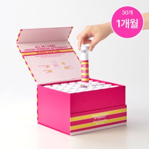 [1개월] 빌딘 레몬버베나 다이어트 보조제 혈당 체지방 컷팅 식이섬유 레몬맛 30개입, 1개
