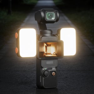 라이트밸런스 오즈모포켓3 듀얼 조명 PB-250P2 브이로그 유튜브 카메라 악세사리