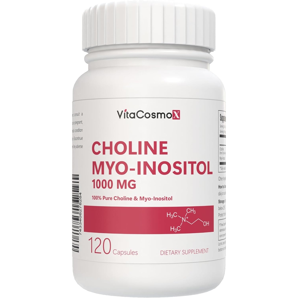 비타코스모 콜린 <b>이노시톨</b> <b>1000mg</b> 120<b>캡슐</b>
