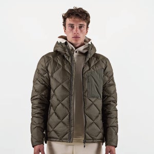 THE MOUNTAIN STUDIO 울트라라이트 다운 후드 자켓 D-7 UL - FOREST GREEN