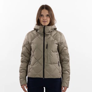 THE MOUNTAIN STUDIO 여성 울트라라이트 다운 후드 자켓 D-9 WUL - BRINDLE