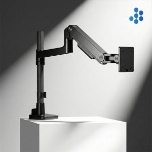 드론마운트 DX102P 고중량 프리미엄 싱글 모니터암 폴타입 모니터거치대