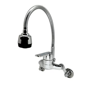 우리수도 CM110 벽붙이 자바라 코브라 싱크대 국산 수도꼭지 주방수전 수전용품 교체