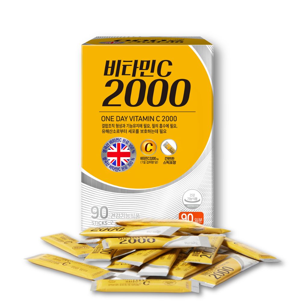 다농원 영국산 <b>비타민 C</b>2000 2g 90포, 2개