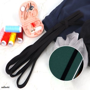 milovhi 다용도 넓은 고무밴드 납작 고무줄 허리밴드 바지 수선 두꺼운 고무줄 끈