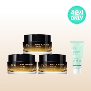 [닥찌라운지 전용][1+1+1] 닥터지 로얄 블랙 스네일 크림 50mL 탄력 보습 달팽이크림