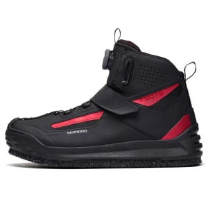 시마노 DS 플러스 퀵 게임 슈즈 컷 러버 핀 펠트 FS-073Y 레드