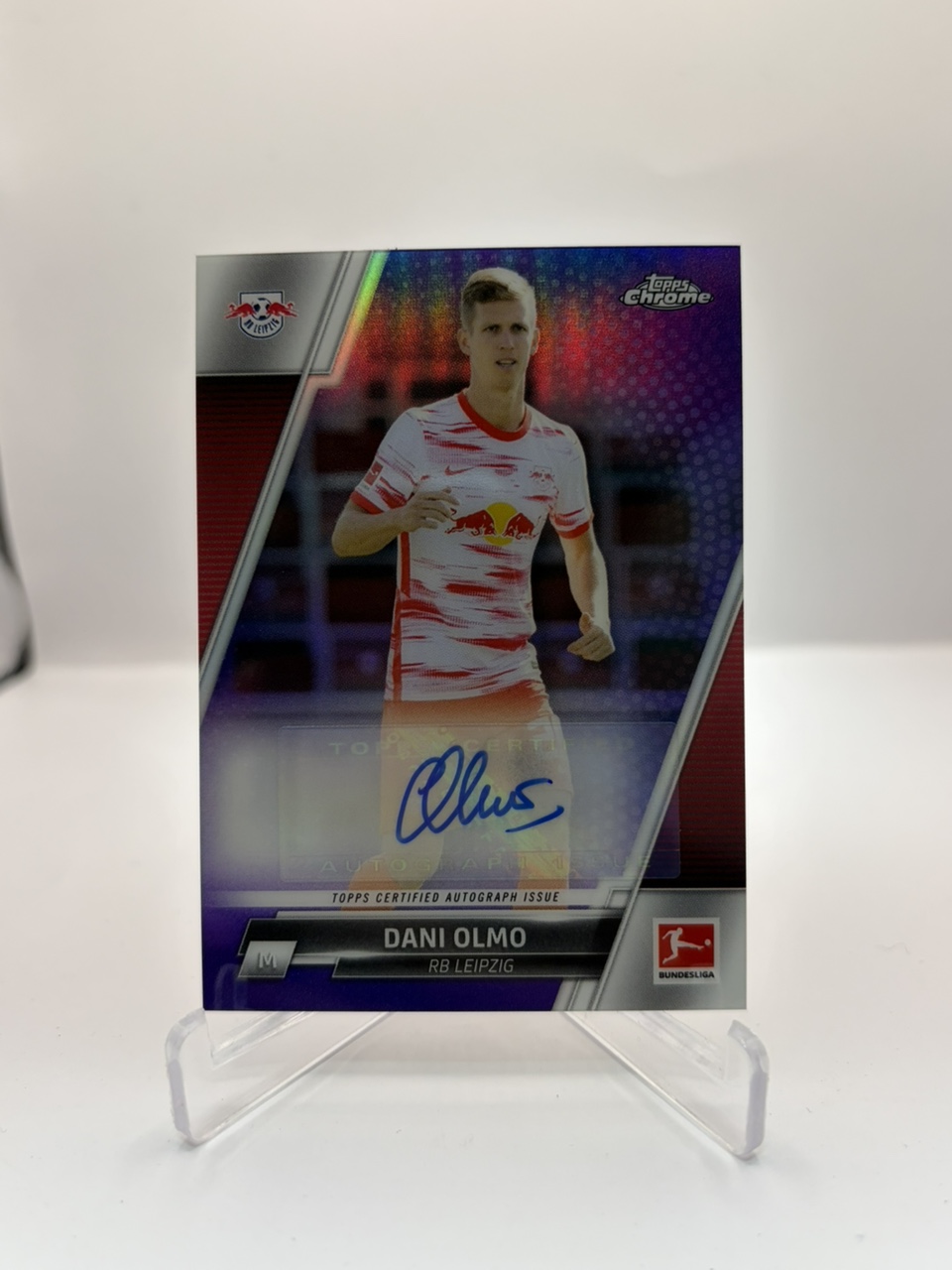 Topps Chrome 다니 올모 싸인 카드 /199