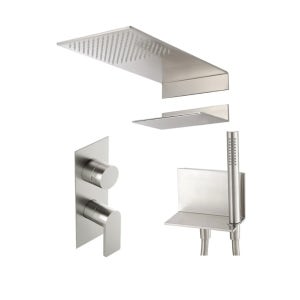 트리미 3.6 9AA3 IS SET G 새틴 스테인리스 매립 3ways 폭포샤워수전 택배