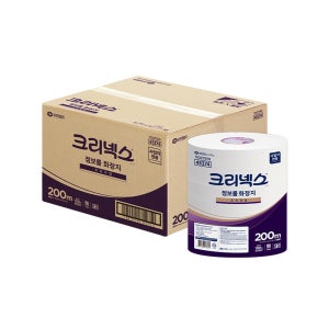 크리넥스 점보롤 화장지 200m 3x4팩 총12롤