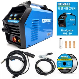코발트 논가스 용접기 MG120 네비게이터 철 스텐 전기 아크 미그 용접 가정용