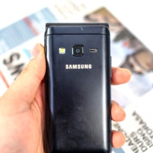 삼성전자 갤럭시 폴더2 SM-G160 SM-G165 공기계 자급제 효도폰 32GB, 블루블랙