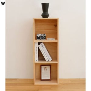 고급 330 DIY책장 편백나무원목 DIY3단책장 편팩나무책장 원목책장 삼나무책장 조립책장