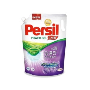 퍼실 2.1L 퍼실세제 파워젤 라벤더 퍼실딥클린라벤더 드럼용 리필형 세탁세제 퍼실파워젤드
